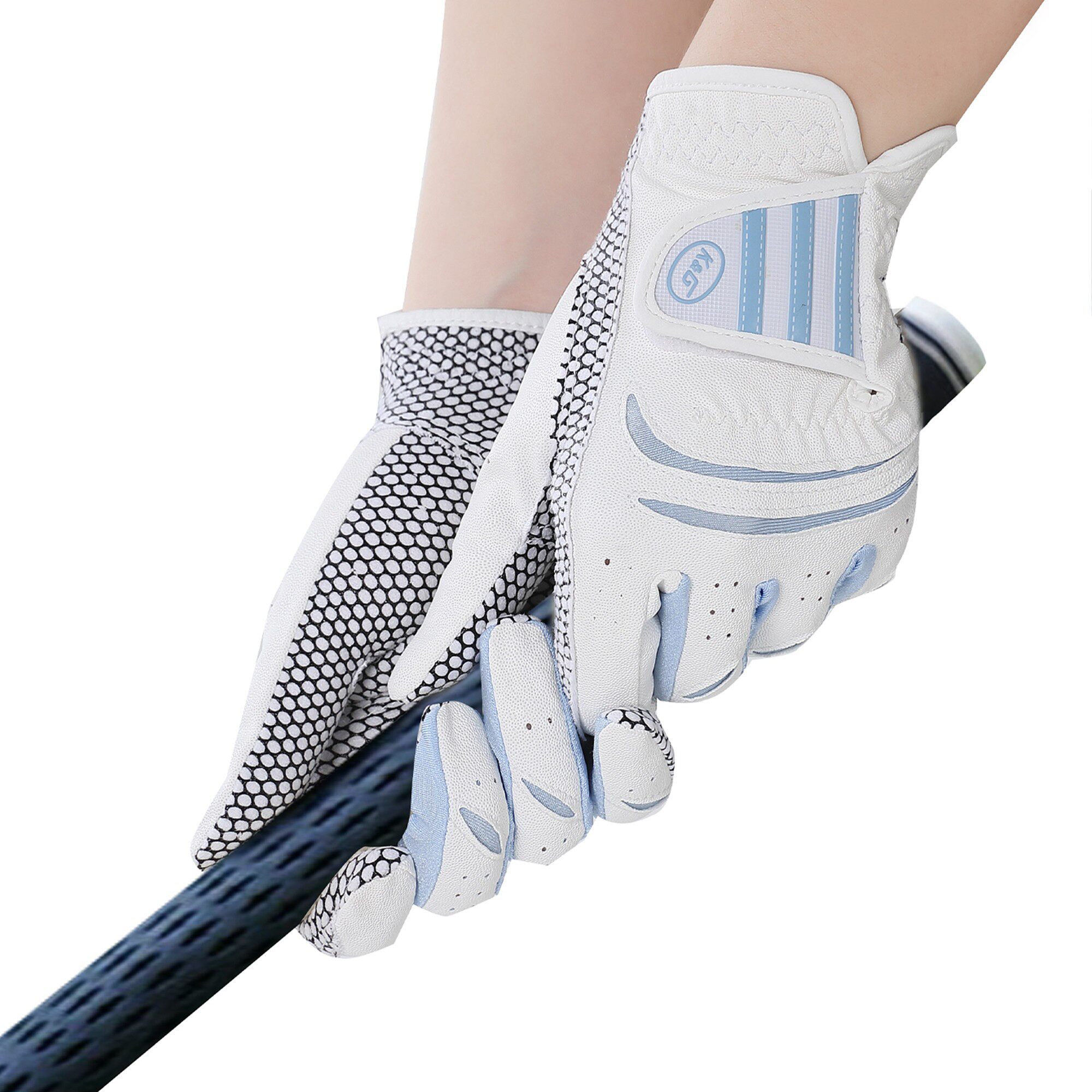 高尔夫手套女士golf球女款双手防滑耐磨透气护手出口韩版GOLF手套