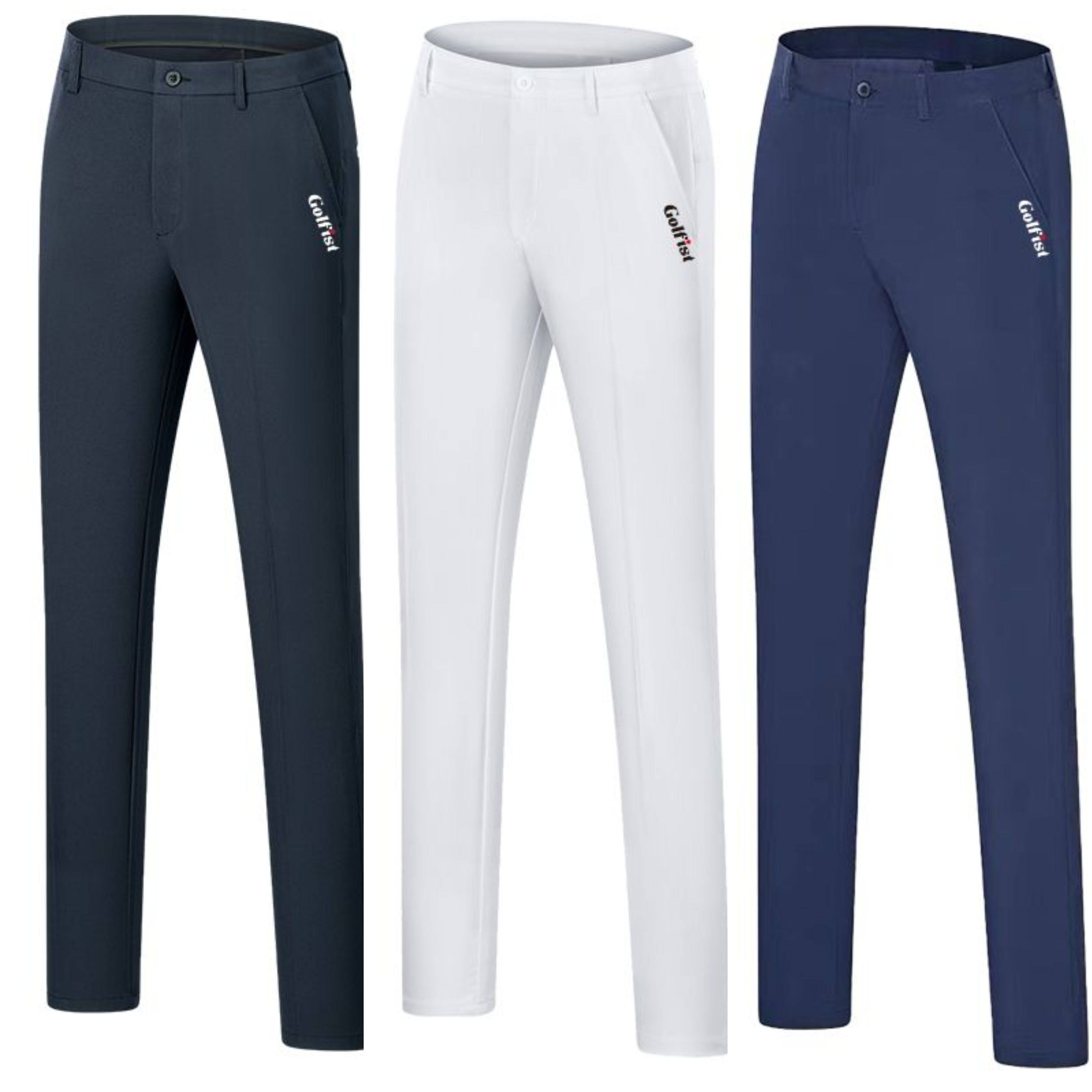 高尔夫长裤男款夏季薄款透气速干 干弹力免熨烫舒适golf休闲 直筒