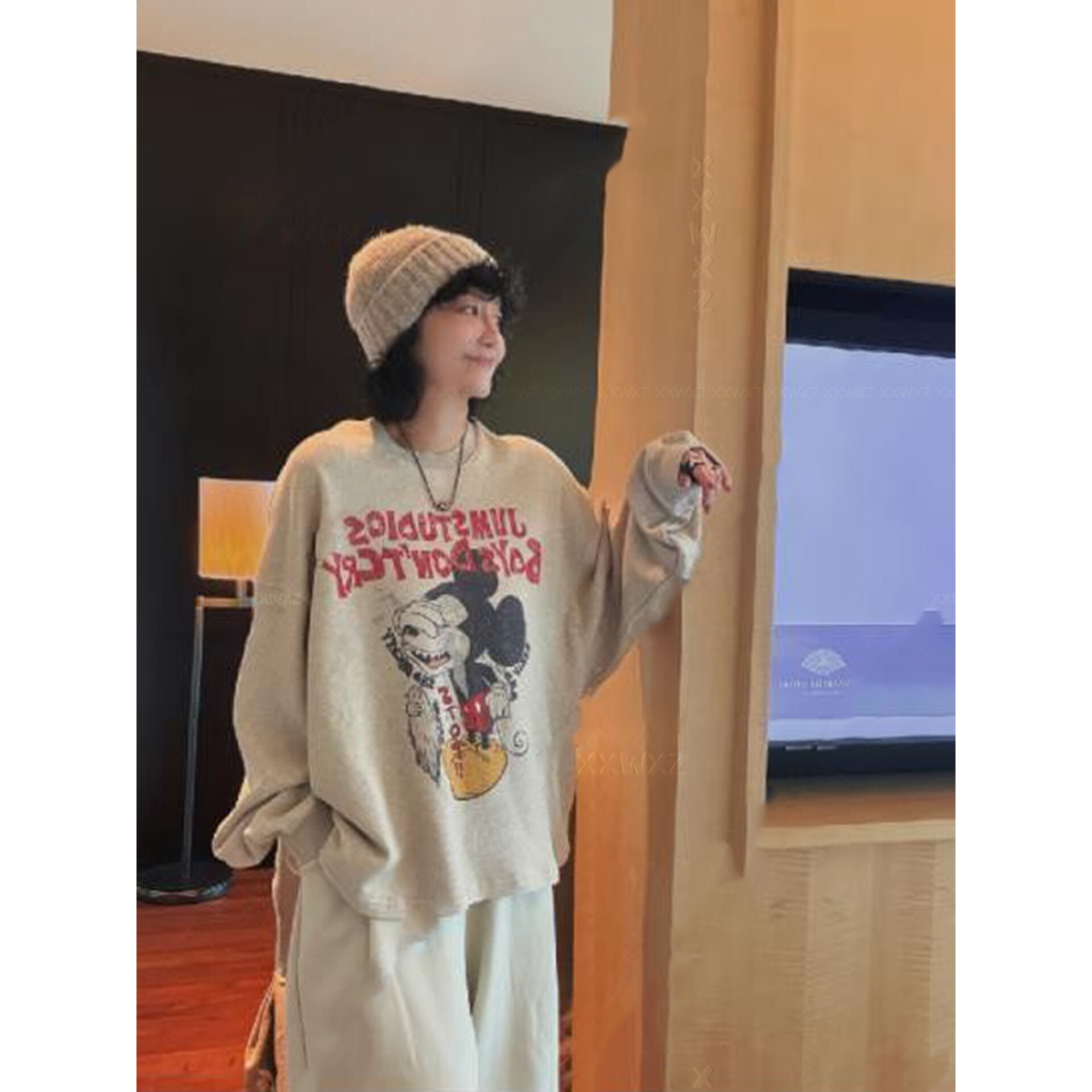 韩国东大门早秋新款美式
