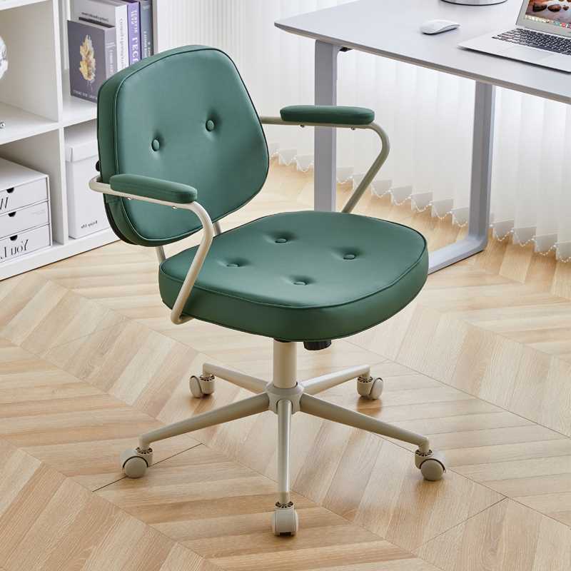 现货书房b电脑椅家用久坐舒适轻奢网红办公椅子靠背书桌升降滑轮