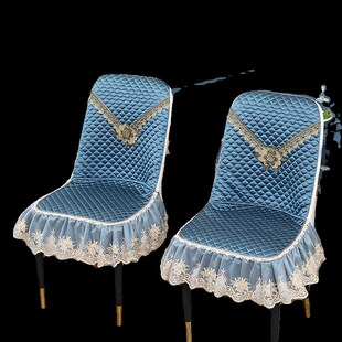 四季通用轻奢餐椅套罩凳子套椅子套罩坐椅家用座椅套餐桌坐套座套