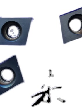 精切槽两面刃铣刀片CDE313R01/L01 CDE323R05/L05S YC30S黑色涂层