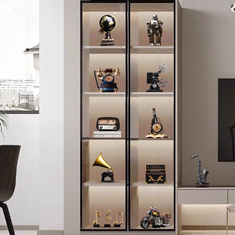 客厅摆件高端大气上档次现代简约电视柜工艺品套装酒柜高档摆设