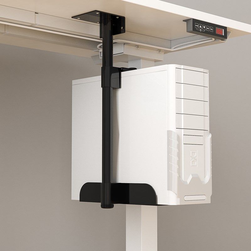 电脑主机托架悬挂式机箱托盘挂墙架置物架子桌下固定壁挂吊架支架