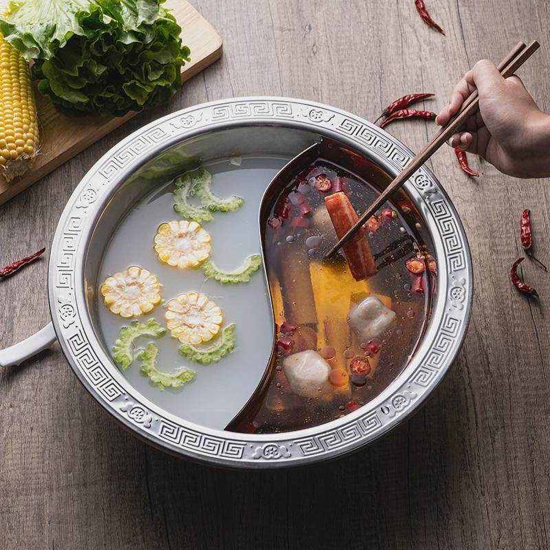 304加厚汤锅不锈钢加深火锅盆 清汤锅 八角鸳鸯火锅锅太阳盆商用,厨房/烹饪用具,火锅,淘宝优惠券,粉丝福利购,淘宝优惠卷
