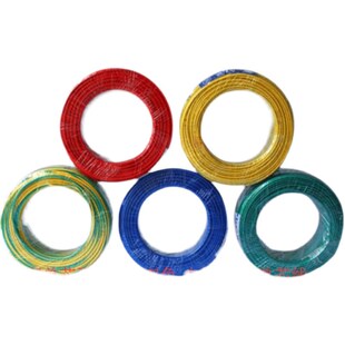 美河单芯半软线黑色 BVR6100m 空调家装电线电源线铜芯线单芯线