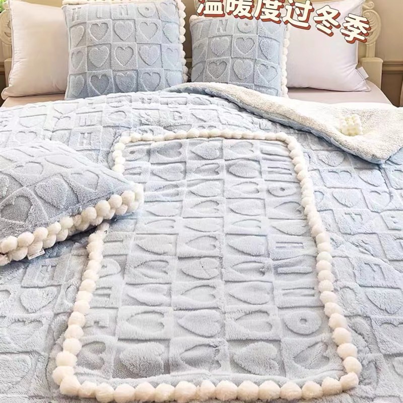 双面塔芙绒加厚保暖抱枕被子两用办公室午休二合一汽车.上靠枕折