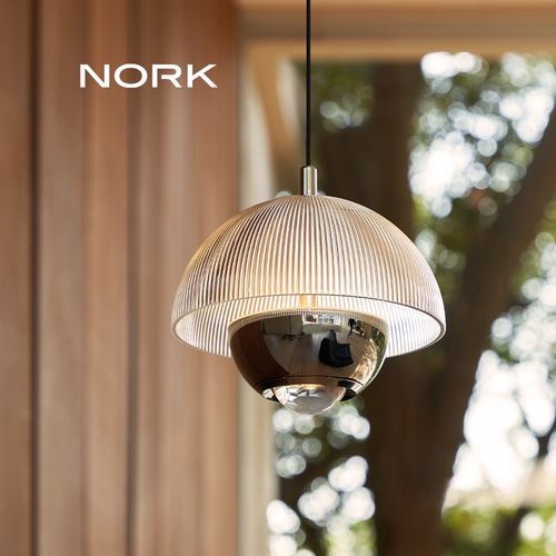 诺克玲兰吊灯床头灯客厅现代艺术创意餐厅卧室意式圆桌灯光学透镜