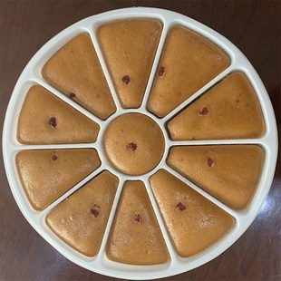 发糕专用模具蒸模家用盘蒸盘圆形盘分格红糖糕免切花瓣圆形水塔糕