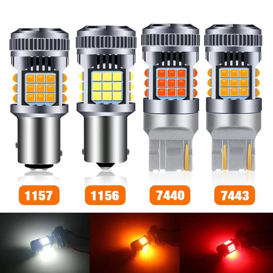 防频闪解码LED汽车转向灯 T20 1156 1157 3030 36SMD刹车灯倒车灯