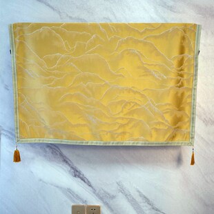 美物舍新中式轻奢金山电视布55英寸60液晶电视防尘罩现代简约盖巾