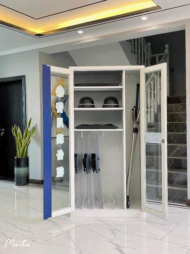 防爆设备柜反恐防暴钢叉盾牌头盔防穿刺服装防爆设备柜八件套安全