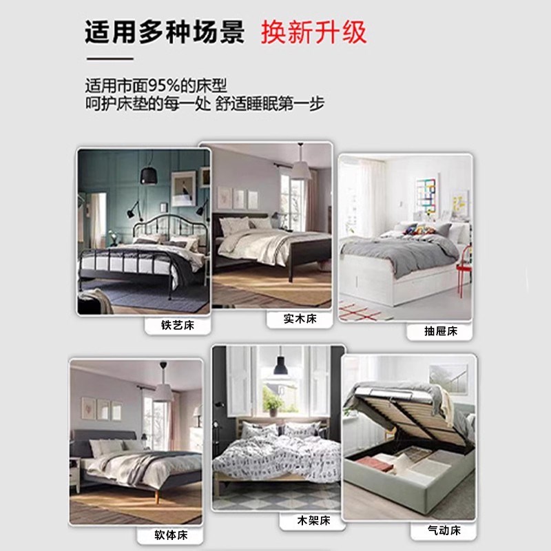 排骨架床架加厚实木1.q8米床板可折叠床架榻榻米1.5龙骨架钢架定