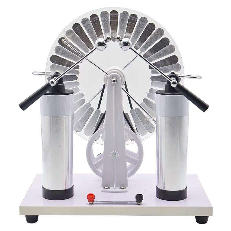 静电感应起电电学静电演示莱顿瓶放电维氏起电机韦氏物理实验