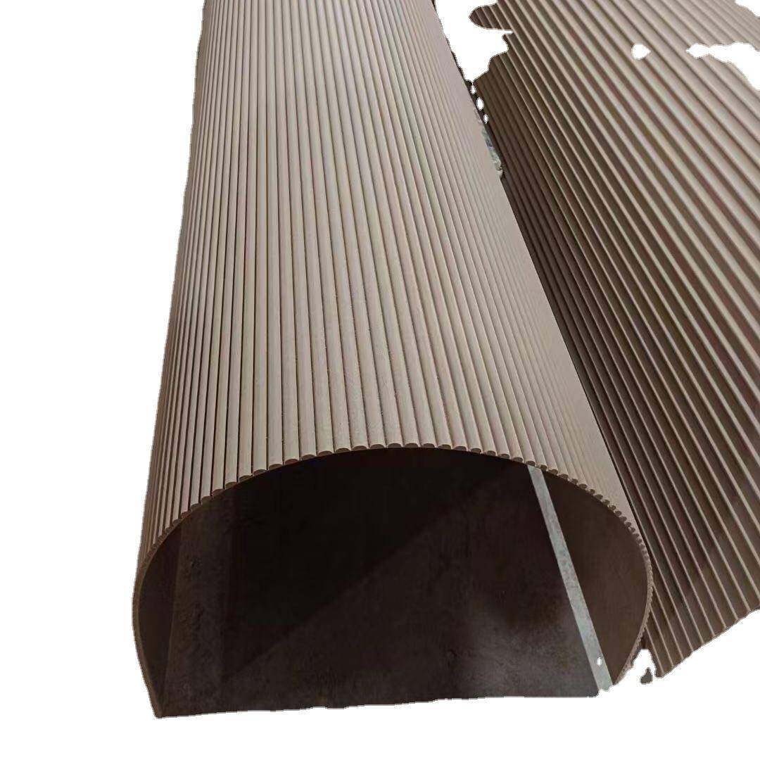 半圆边浮雕板装饰板造型高密度波浪板柜门板线条装饰小样品