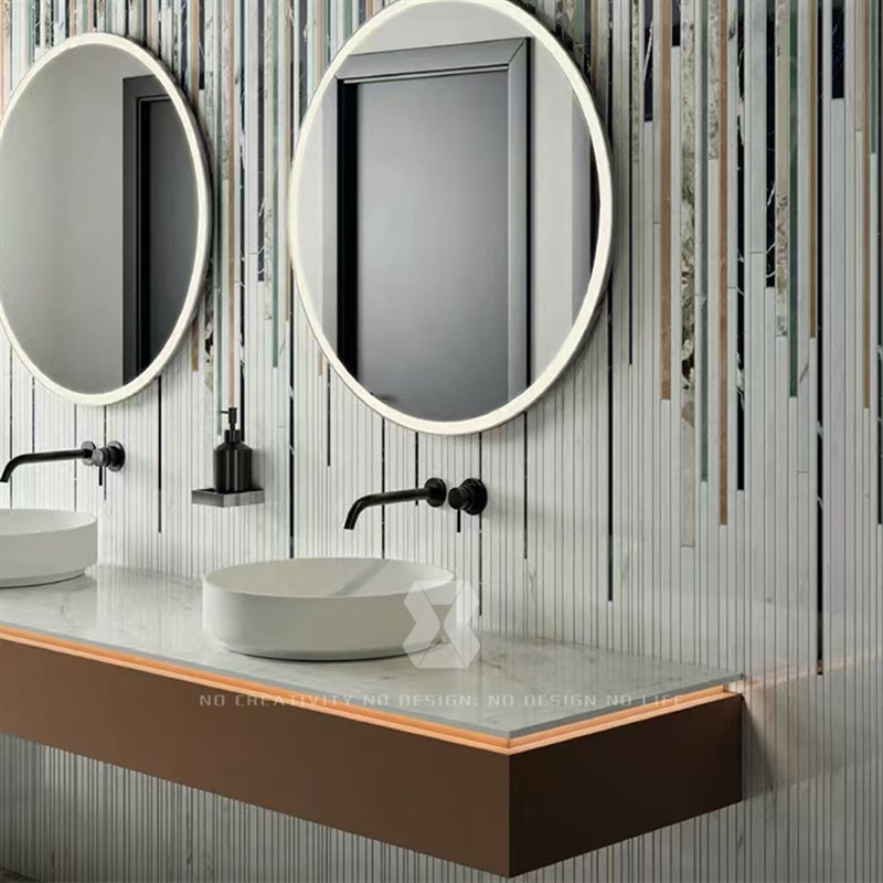 花砖大师29度柔光花砖空s间设计师酒店背景墙地砖叶子格子线条花