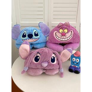 可爱的礼物大耳朵针兜帽u形枕头便携式旅行汽车飞机睡觉停电脖子