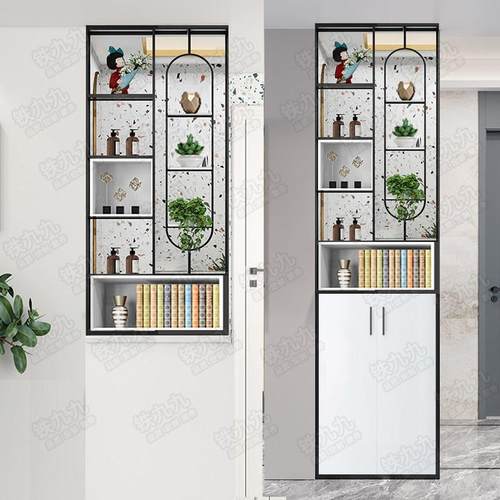 铁九九卫生间干区半墙隔断柜干湿洗手台池旁洗漱台浴室柜客厅定制