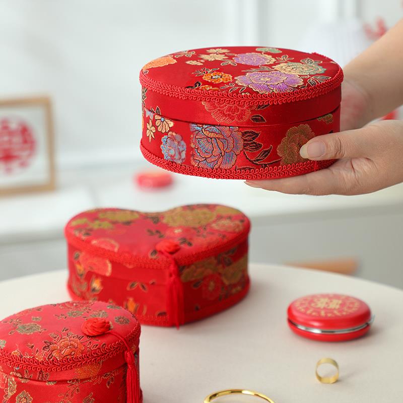 针线盒女方陪嫁用品大全嫁妆结婚家用实用婚庆针线包收纳盒套装