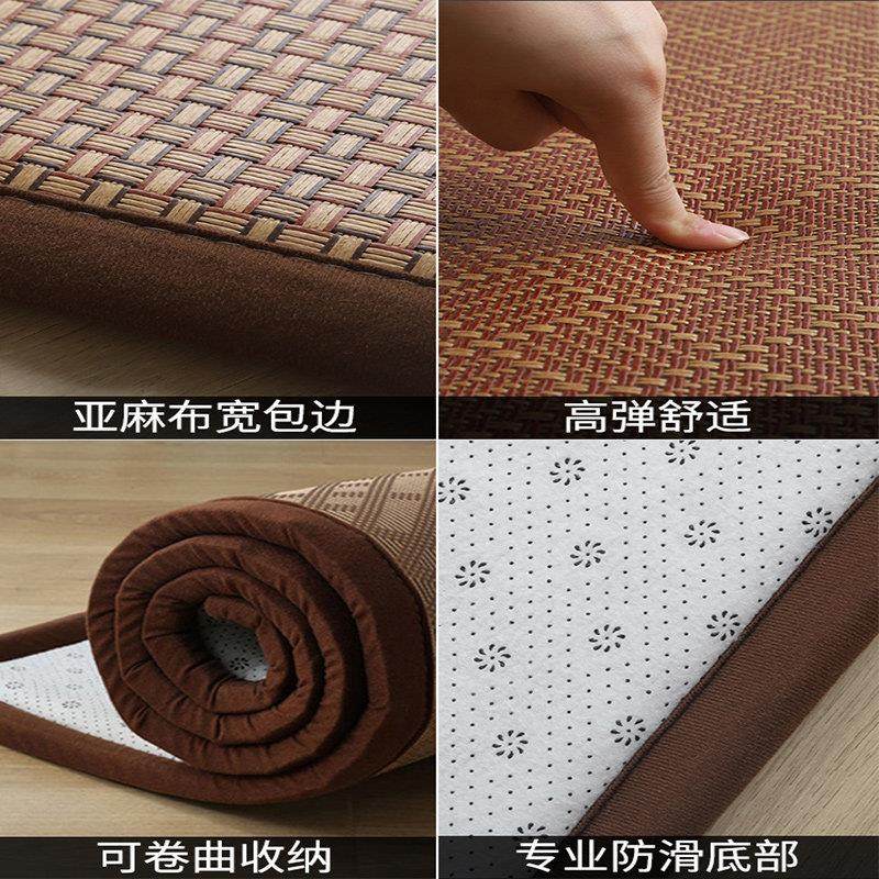 绿色覆古凉感席沙发垫夏天季榻榻米藤席坐垫家用加厚防滑竹编垫子,居家布艺,沙发垫,淘宝优惠券,粉丝福利购,淘宝优惠卷