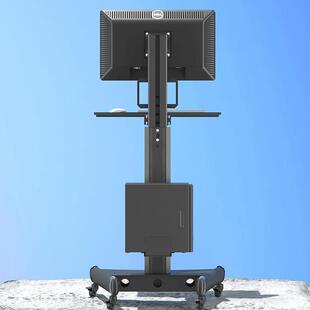 厂家液晶电脑显示器支架移动落地推车上下屏幕旋转通用F1可定制