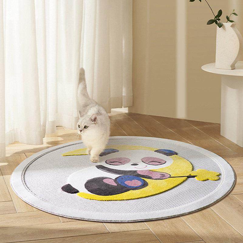 大江圆形地毯卧室电脑椅子地垫客厅沙发转椅地板垫子书房摇椅脚垫,居家布艺,转椅地垫,淘宝优惠券,粉丝福利购,淘宝优惠卷