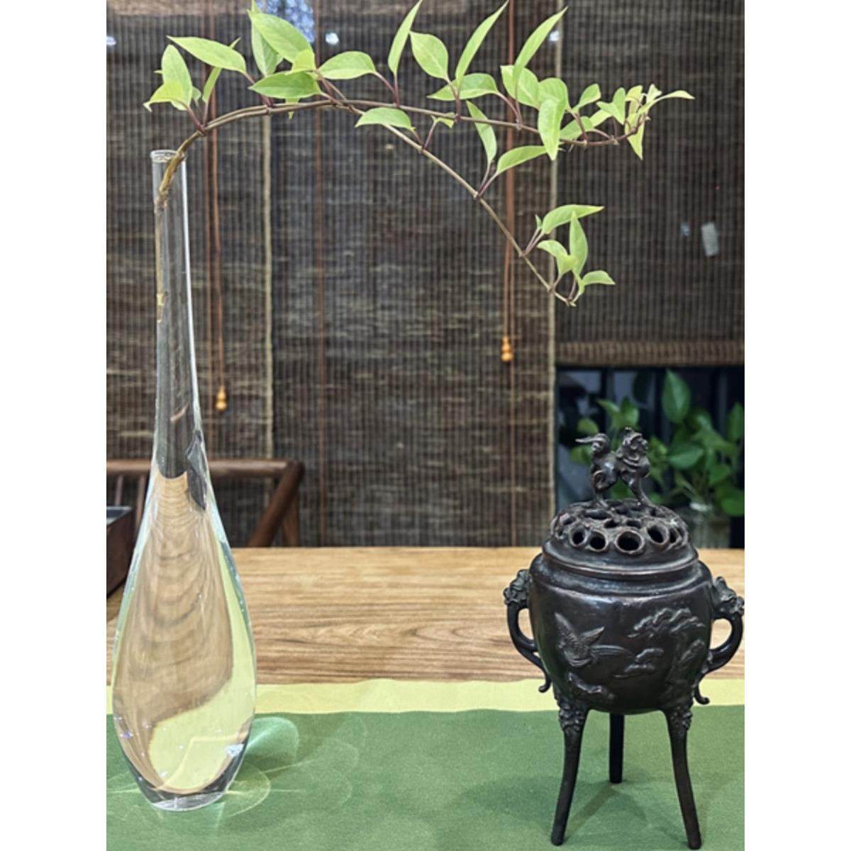 阳台窗帘免打孔阳光玻璃房遮光屏风遮阳帘茶室卷帘苎麻隔断帘垂帘