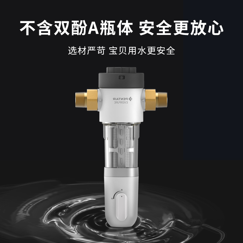 爱惠浦反冲洗家用前置过滤器自来水净水器全屋中央净V水机4T大流