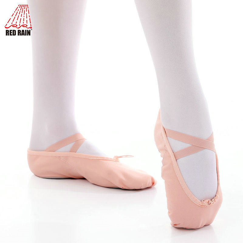 红雨舞蹈鞋女软底练功鞋艺考男成人儿童芭蕾舞猫爪形体体操跳舞鞋