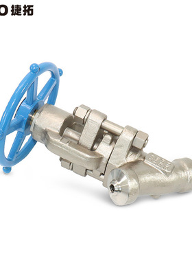 厂家直供Y型工艺截止阀 F316H工艺截止阀 4500磅工艺截止阀