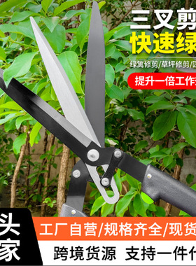 绿篱剪刀草坪剪高枝剪园林粗枝剪园艺剪刀Pruning Shears伸缩剪