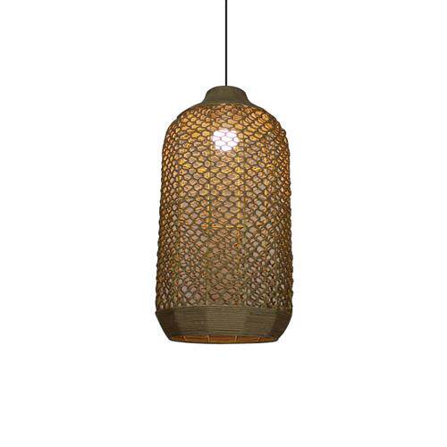 美式复古北欧风咖啡厅吊灯现代简约客厅吊灯餐厅酒吧麻绳铁艺吊灯