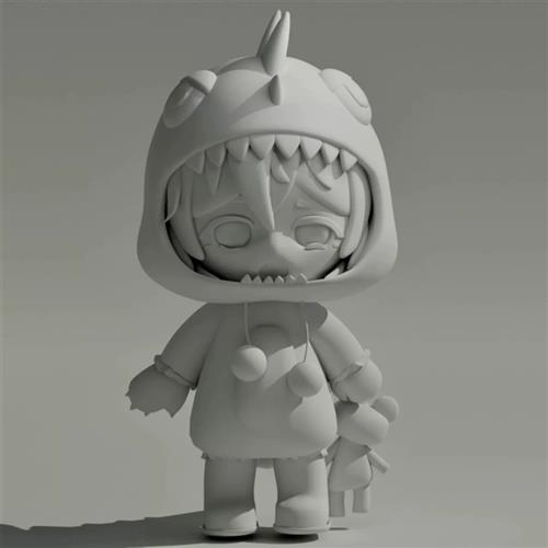 dmax建模效果图CD代做ip卡通人物手办blender定制zbrush雕刻