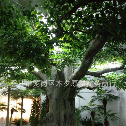 人造大型仿真榕树假榕树仿真包柱榕树水泥榕树仿真盆栽绿化装饰