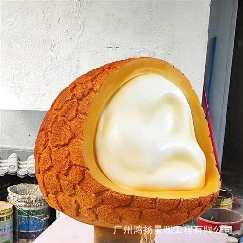 玻璃钢厂家生产泡芙雕塑蛋糕摆件面包模型卡通来图西式装饰雕塑