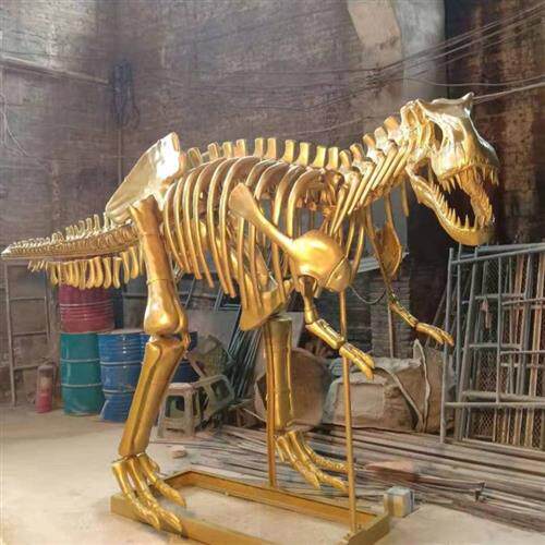 大型仿真玻璃钢化石骨头恐龙骨架树脂雕塑骨骼模型博物馆展品厂家