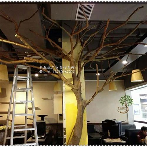 广州厂家仿真枯树枝天然树枝大型橱窗展厅广场商场造景装饰假树枝