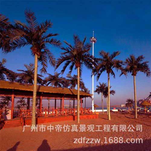 仿真椰子树假椰树户外玻璃钢大型大王椰绿化大树室外海枣树风景树