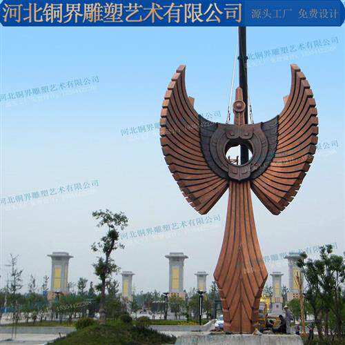 铸铜铜鼓雕塑青铜战鼓中国结民俗小品装饰铜雕广场商业步行街景观