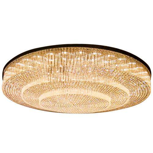 非标灯酒店会所展厅工程装饰灯具大堂公共区玻璃水晶圆形吊灯