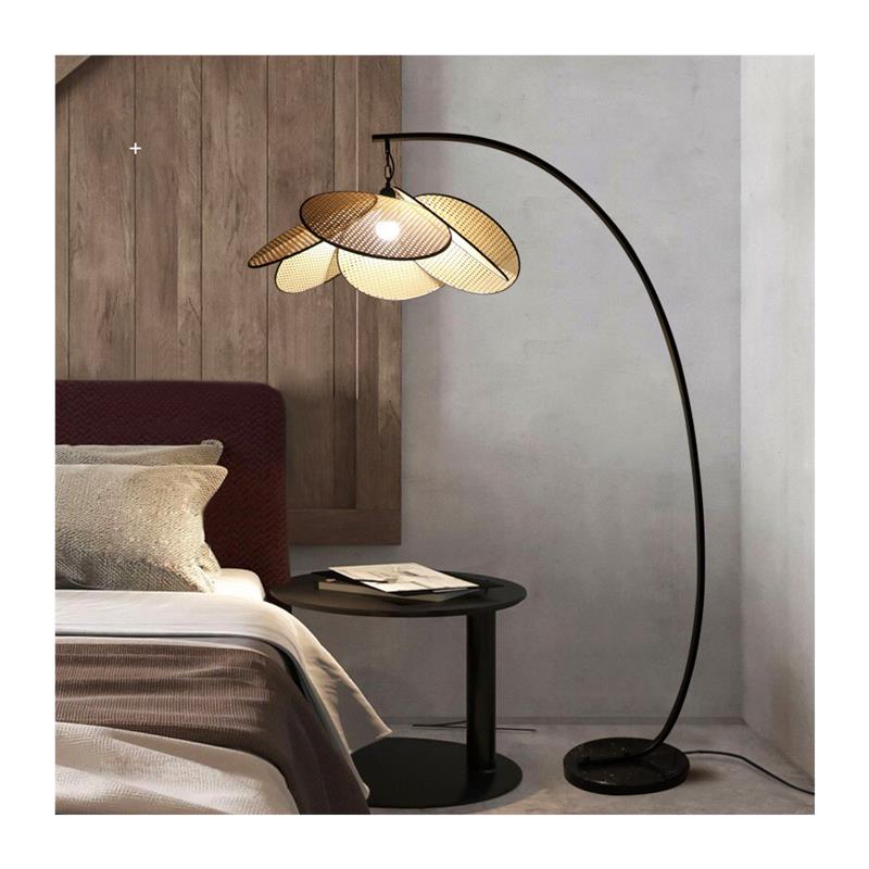 钓鱼落地灯复古客厅卧室书房创意个性沙发床头立式北欧落地台灯