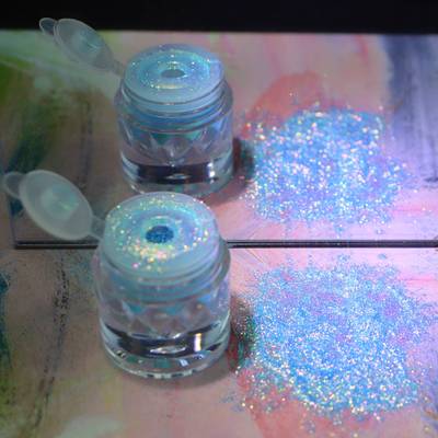 巽菲特蓝色大海传说变色龙化妆品级闪粉超亮超闪