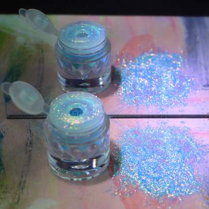 巽菲特蓝色大海传说变色龙化妆品级闪粉超亮超闪