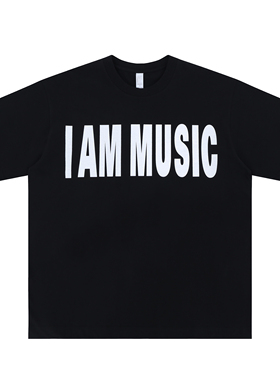 美式I AM MUSIC专辑周边Opium YVL风格标语短袖playboicarti同款