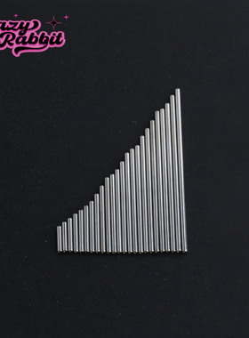 CrazyRabbit F136钛合金内螺纹直杆子舌钉耳骨钉耳桥穿刺个性配件