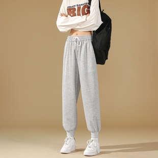 加长加肥加大高个子裤子女适合跨宽屁股大运动束脚羽绒服搭配卫裤