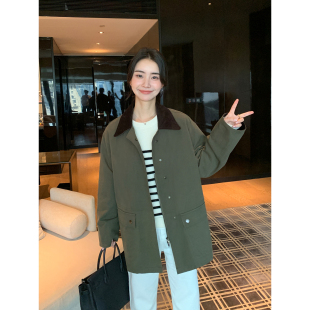 Lin 外套中长款 现货7.5折 1OO棉翻领工装 风衣 实穿主义 Maven