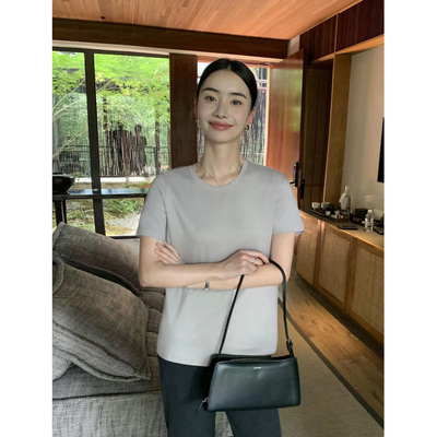 50S高支重磅莫代尔短袖t恤