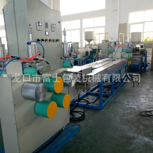 PE塑料软网挤出机肥皂起泡网机器 双模头挤出网机品质优  烫底机