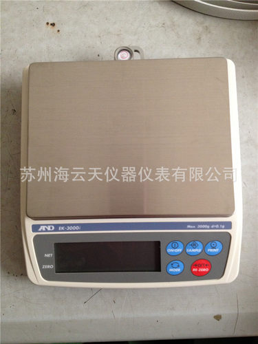 日本AND电子天平EK-3000i/3000g*0.1gEK300i百分便携天平